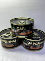 Сардины атл. бланш. в томатно-морковном соусе, ключ, 185 гр *32 шт "За Родину" ИС