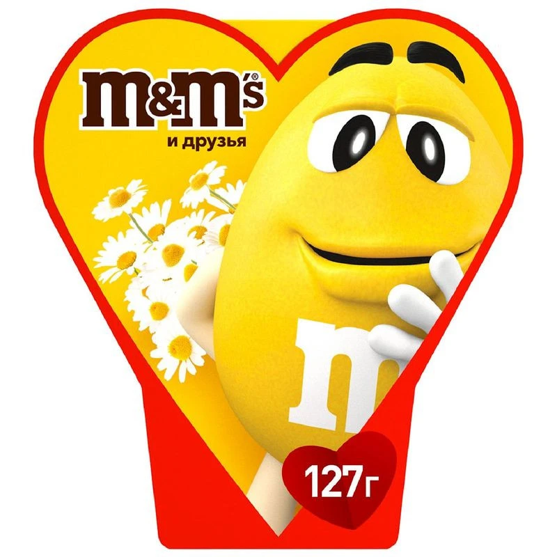 Набор подарочный M&M,s и друзья   127гр/12шт короб 07.26