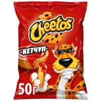 Кукурузные палочки Читос Кетчуп 50гр/24шт короб 10.2025