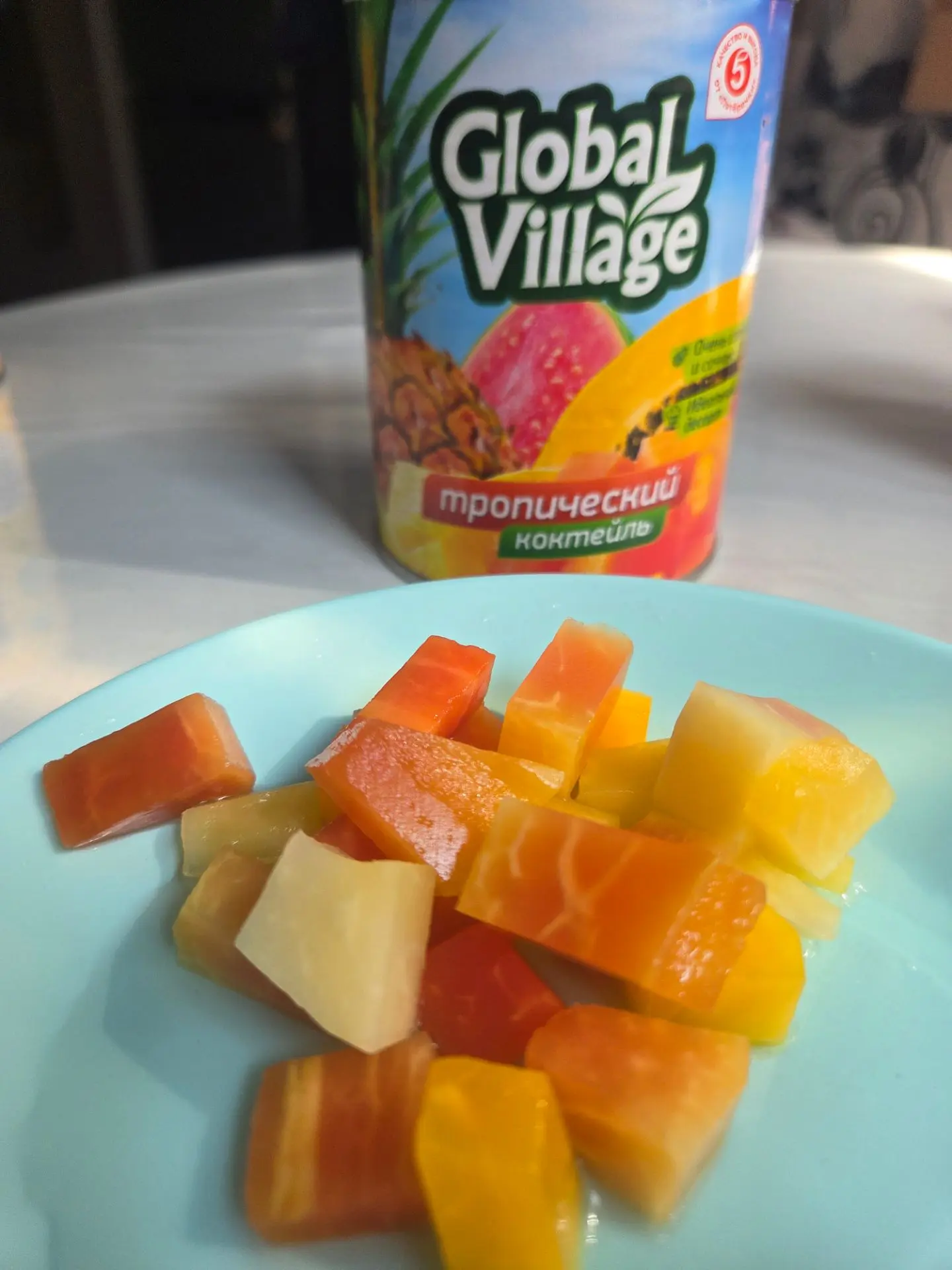 Тропический коктейль Global Village  565гр/12шт упак  02,29