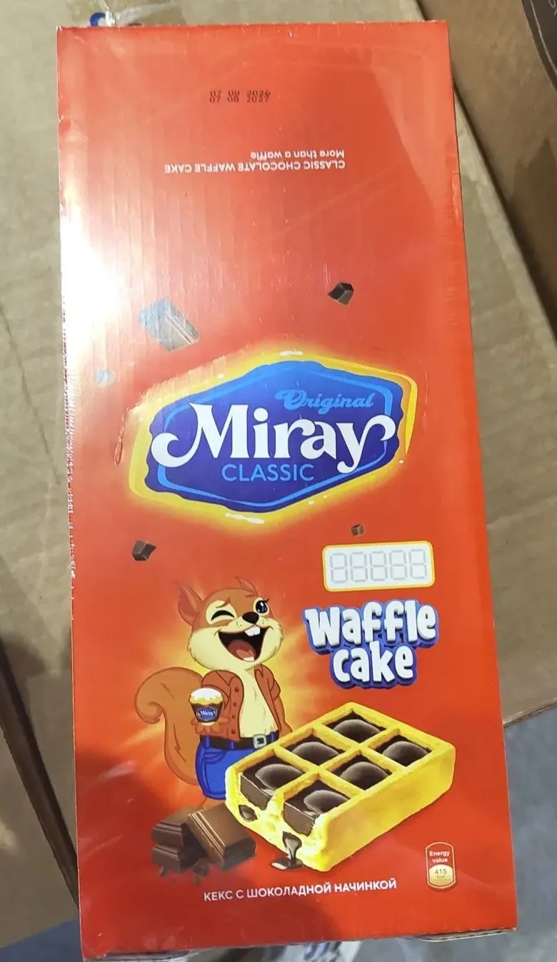 Вафли Miray венские 540гр/9 бл короб  08,27